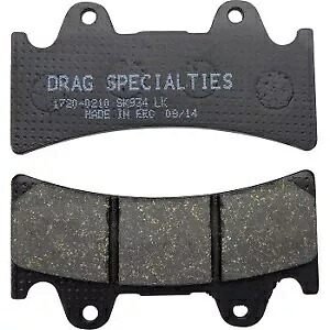 Drag Specialty 1720-0210 有機アラミド ブレーキパッド - Jaybrake 6 ピストン (J-SIX) Drag Specialties 1720-0210 Organic Aramid Brake Pads - Jaybrake 6-Piston (J-SIX) 【並行輸入品】