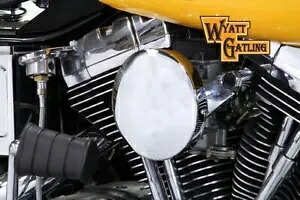 V-Twin 34-1612 クローム ラウンド ワイアット ガトリング エア クリーナー アセンブリ V-Twin 34-1612 Chrome Round Wyatt Gatling Air Cleaner Assembly 【並行輸入品】