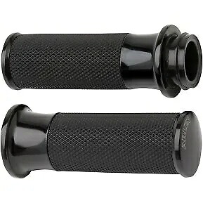 Arlen Ness 07-323 ブラック フュージョン スムージー ハンドグリップ ハーレーエレクトロニック TBW用 Arlen Ness 07-323 Black Fusion Smoothie Hand Grips for Harley Electronic TBW 【並行輸入品】