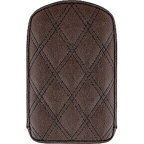 SADDLEMEN 041145 / 0822-0329 ブラウン格子ステッチ シーシーバーパッド 11インチ x 6.5インチ SADDLEMEN 041145 / 0822-0329 Brown Lattice Stitch Sissy Bar Pad 11\
