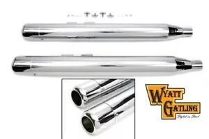 V-Twin 30-0634 マフラーセット クローム 中空ポイント エンドチップ 95-16 ツーリング用 V-Twin 30-0634 Muffler Set Chrome Hollow Point End Tips for 95-16 Touring 【並行輸入品】