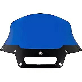 KLOCK WERKS KWW-02-0633 カラー フレア スポーツ ウインドシールド - 8 インチ - ブルー - FXLRST KLOCK WERKS KWW-02-0633 Kolor Flare Sport Windshield - 8\