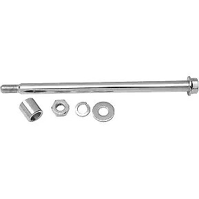 Drag Specialty 0214-0582 アクスル キット - リア - クローム 80-86 BT 4 スピード ベルト ドライブ Drag Specialties 0214-0582 Axle Kit- Rear - Chrome 80-86 BT 4-Speed Belt Drive 【並行輸入品】
