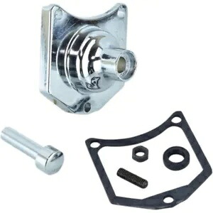 Drag Specialty クローム ソレノイド エンド カバー/スターター ボタン 1.0 2.0 2.4 2.6 kW 用 Drag Specialties Chrome Solenoid End Cover/Starter Button for 1.0 2.0 2.4 2.6 kW 【並行輸入品】