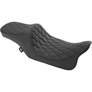 Drag Specialty ダイヤモンド ステッチ プレデター III シート ハーレー 97-07 FLHR / FLHX 用 Drag Specialties Diamond Stitch Predator III Seat for Harley 97-07 FLHR / FLHX 【並行輸入品】