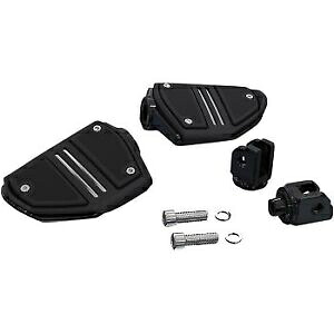 Ciro ツインレール フットレスト ドライバーフットペグ ハーレー M8 ソフテイル 18-20用 Ciro Twin Rail Footrests Driver Foot Pegs for Harley M8 Softail 18-20 【並行輸入品】