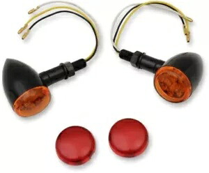 Drag Specialty 2040-1962 ブラック LED ミニ デュース スタッド マウント マーカー ライト Drag Specialties 2040-1962 Black LED Mini Deuce Stud Mount Marker Lights 【並行輸入品】