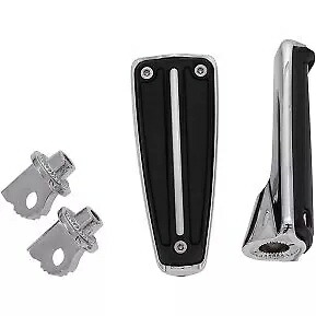 Ciro 61002 ハーレーオスマウント用クロームレールフットペグ Ciro 61002 Chrome Rail Footpegs for Harley Male Mount 【並行輸入品】