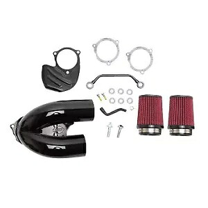 S&S CYCLE(エスアンドエスサイクル) 17-22 M8用 グロスブラック チューンドインダクションエアクリーナー 170-0567A S&S CYCLE 170-0567A Gloss Black Tuned Induction Air Cleaner for 17-22 M8 【並行輸入品】