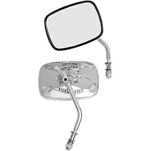 ドラッグスペシャリティーズ 0640-0475 ハーレー 65-22 用クローム ライブ トゥ ライド ミラー Drag Specialties 0640-0475 Chrome Live to Ride Mirrors for Harley 65-22 【並行輸入品】
