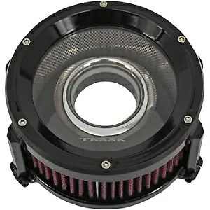 Trask グロスブラック アサルトチャージ ハイフロー クリーナー キット ツインカム用 Trask Gloss Black Assault Charge High-Flow Cleaner Kit for Twin Cam 【並行輸入品】
