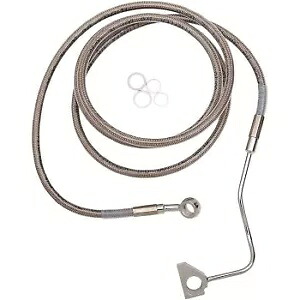 Drag Specialty 1741-3992 延長長ステンレススチール ブレーキ ライン キット Drag Specialties 1741-3992 Extended Length Stainless Steel Brake Line Kit 【並行輸入品】