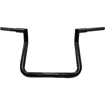 LA CHOPPERS ブラック 1-1/4 インチ ツイン ピーク チャレンジャー ハンドルバー 10 インチ エイプ ハンガー LA CHOPPERS Black 1-1/4\