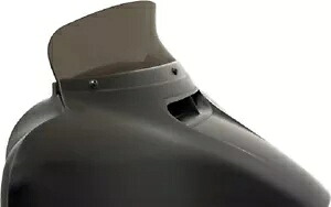Memphis Shades スモーク 4.5インチ スポイラー フロントガラス ハーレー エレクトラ ストリート トライ グライド用 Memphis Shades Smoke 4.5\