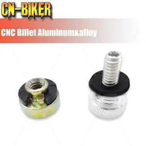 リアシートボルトナットベースアルミネジマウントキット HD ツーリングソフテイルファットボーイ用 Rear Seat Bolt Nut Base Aluminum Screw Mount Kit For HD Touring Softail Fat Boy 【並行輸入品】