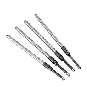 Quickee 調整可能なプッシュロッドキットセット ハーレーエボエボリューションビッグツインダイナFXST用 Quickee Adjustable Pushrods Kit Set for Harley Evo Evolution Big Twin Dyna FXST 【並行輸入品】
