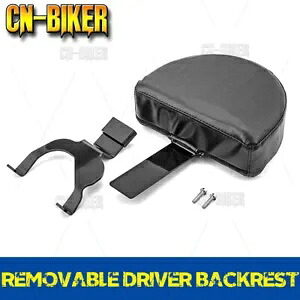 ブラック クイック デタッチ スチール ドライバー バックレスト パッド マウント 2020+ インディアン チャレンジャー用 Black Quick Detach Steel Driver Backrest Pad Mount For 2020+ Indian Challenger 【並行輸入品】