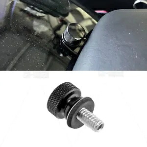 ブラック シートボルト リアシート スクリューマウント ハーレー ダイナ ワイド グライド スポーツスター XL883用 Black Seat Bolt Rear Seat Screw Mount for Harley Dyna Wide Glide Sportster XL883 【並行輸入品】