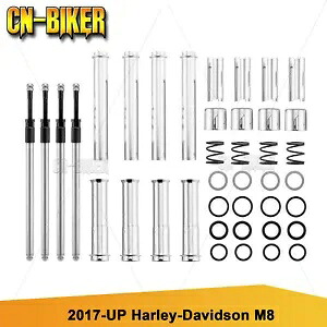 調整可能なプッシュロッドプッシュカバーキットハーレーソフテイル FLDE FXBR FLHC FXFB 18-24用 Adjustable Pushrod Push Cover Kit For Harley Softail FLDE FXBR FLHC FXFB 18-24 【並行輸入品】