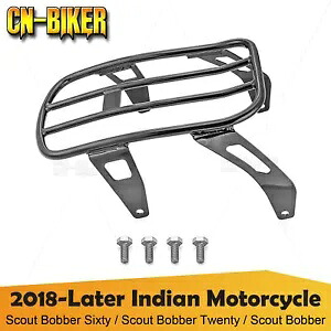 グロスブラック 防錆 ソロ シアー 荷物ラック 2018-2024 インディアン スカウト ボバー用 Gloss Black Rust-Proof Solo Sear Luggage Rack For 2018-2024 Indian Scout Bobber 【並行輸入品】 45,540円