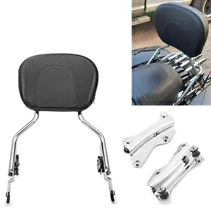 取り外し可能なバックレスト シーシーバー & ハーレー ツーリング ロードキング 2014-2024 用ドッキング Detachable Backrest Sissy Bar & Docking For Harley Touring Road King 2014-2024 【並行輸入品】