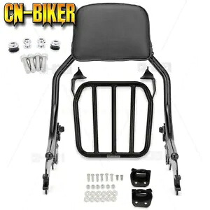 シーシーバー CHOP バックレスト ラック ドッキング キット 18 歳以上ハーレー ソフテイル スリム ストリート ボブ用 Sissy Bar CHOP Backrest Rack Docking Kit For 18+ Harley Softail Slim Street Bob 【並行輸入品】