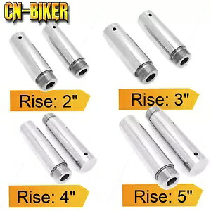 39mm フォークチューブ 2インチ 3インチ 4インチ 5インチ エクステンション ハーレースポーツスター XL 883 1200 FXR ダイナ用 39mm Fork Tube 2” 3” 4” 5” Extension For Harley Sportster XL 883 1200 FXR Dyna 【並行輸入品】