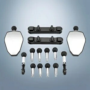 2 つのアドベンチャー ミラー キット - 調整可能、デュアル スポーツ、ADV、ボール スタッド付き、アーム付き Two Adventure Mirrors Kit- Adjustable, Dual Sport, ADV, w/ Ball Stud, W/ Arm 【並行輸入品】 41,470円