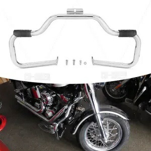 クローム マスタッシュ ハイウェイ エンジン ガード クラッシュバー 00-17 ハーレー ソフテイル FL FLSTN用 Chrome Mustache Highway Engine Guard Crash Bar For 00-17 Harley Softail FL FLSTN 【並行輸入品】