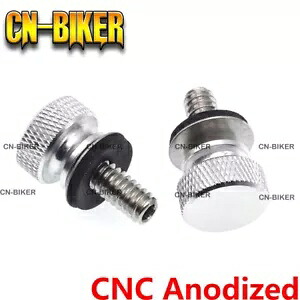 2 個ソロラックシートボルトネジキットハーレースポーツスター FLST ツーリングソフテイル用 2PCS Solo Rack Seat Bolts Screw Kit For Harley Sportster FLST Touring Softail 【並行輸入品】