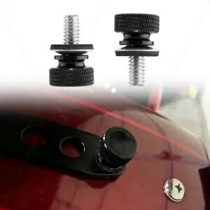 2x ブラックシートボルトリアネジ Harley Dyna Touring Sotail Sportster 1200 883 用 2x Black Seat Bolt Rear Screws For Harley Dyna Touring Sotail Sportster 1200 883 【並行輸入品】 30,745円