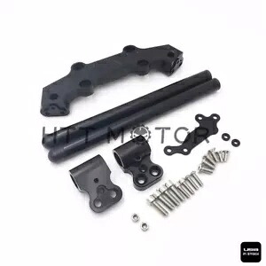 クリップオンアダプタープレート&ハンドルバーセット ヤマハ MT-09 FZ-09 2013-2016 ブラック Clip-On Adapter Plate & Handlebars Set For Yamaha MT-09 FZ-09 2013-2016 Black 【並行輸入品】