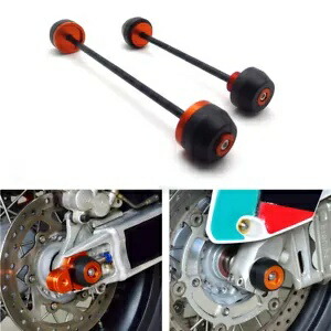 HTTMT- フロント + リア アクスル スライダー ホイール フォーク クラッシュ プロテクター KTM D と互換性あり HTTMT- Front + Rear Axle Slider Wheel Fork Crash Protector Compatible with KTM D 【並行輸入品】