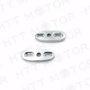 クロームオートバイミラーブロックオフミラーベースミラープレート 2.5インチ x 1インチ Chrome Motorcycle Mirror Block Off Mirror Base Mirror Plates 2.5\