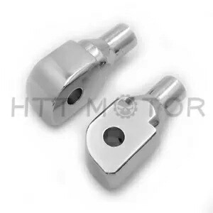 クローム フットペグ アダプター 助手席用 2018 以降 ソフテイル ファットボーイ FLFB ファットボブ FXF Chrome Footpeg Adapter For passenger 2018-later Softail Fat Boy FLFB Fat Bob FXF 【並行輸入品】