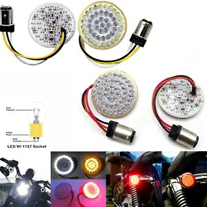 4 個 1157 フロントリアブレット LED ターンシグナルインサートライト ハーレーと互換性あり 4PCS 1157 Front Rear Bullet LED Turn Signal Insert Light Compatible with Harley 【並行輸入品】 40,040円