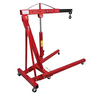 2 トン レッド 4400lb ヘビーデューティ エンジン モーター ホイスト チェリー ピッカー ショップ クレーン リフト 2 TON Red 4400lb Heavy Duty Engine Motor Hoist Cherry Picker Shop Crane Lift 【並行輸入品】