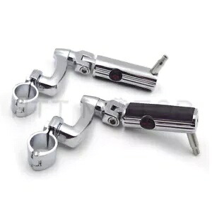 クロームギア スカルアーチ型フットペグマウントキット 1.25インチ 1 1/4インチ エンジンガードクラッシュB用 Chrome Gear Skull Arched Footpeg Mount Kit For 1.25\