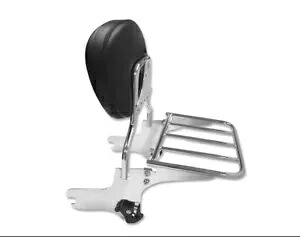 バックレスト シーシーバー 荷物ラック付き 97-08 ハーレー ロードキング FLHT FLHX FLTR Chr用 Backrest Sissy Bar w/ Luggage Rack for 97-08 Harley Road King FLHT FLHX FLTR Chr 【並行輸入品】