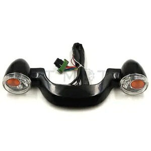 ブレットリアブレーキ LED ライトバーターンシグナルハーレーストリートロードグライド 2010-17 Bullet Rear Brake LED Light Bar Turn Signal For Harley Street Road Glide 2010-17 【並行輸入品】