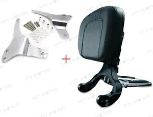 ハイマウントブラケット & バックレスト ハーレー 97-08 エレクトラグライド ロードグライド ロードキン用 High Mount Bracket & Backrest For Harley 97-08 Electra Glide Road Glide Road Kin 【並行輸入品】