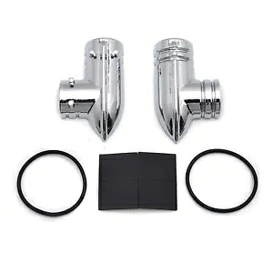 ハーレー FLHXS ストリート グライド スペシャル 2014 燃料ライン フィッティング カバー クローム用 For Harley FLHXS Street Glide Special 2014 Fuel Line Fitting Cover Chrome 【並行輸入品】