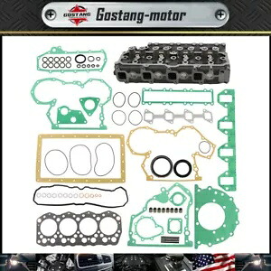 完全なシリンダーヘッドアセンブリとフルガスケットは三菱 S4S エンジンに適合します Complete Cylinder Head Assembly & Full Gaskets Fit For Mitsubishi S4S Engine 【並行輸入品】｜カスタムパーツ WORLD倉庫