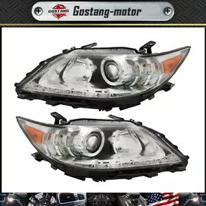 ヘッドライト 2013-2015 レクサス ES300H ES350 ハロゲン HID LED DRL 左 + 右クローム Headlight For 2013-2015 Lexus ES300H ES350 Halogen HID LED DRL Left+Right Chrome 【並行輸入品】|カスタムパーツ WORLD倉庫