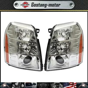 HID/キセノン 2007-2014 キャデラック エスカレード ヘッドライト アセンブリ 左側 + 右側 HID/Xenon For 2007-2014 Cadillac Escalade Headlights Assembly Left+Right Side 【並行輸入品】｜カスタムパーツ WORLD倉庫