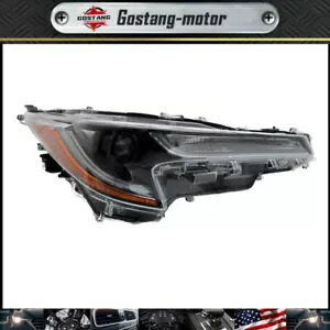 ヘッドライト プロジェクター 助手席側 2023 トヨタ カローラ ハロゲン ブラック クリア Headlight Projector Passenger Side For 2023 Toyota Corolla Halogen Black Clear 【並行輸入品】
