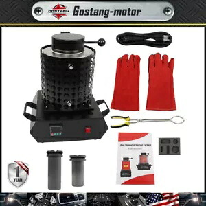1 + 3 キログラム金属溶解炉鍛造キット溶融スクラップ電気溶解炉 1+3 KG Metal Melting Furnace Forge Kit For Melt Scrap Electric Melting Furnace 【並行輸入品】