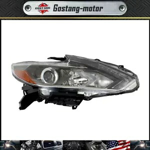 助手席 RH サイドヘッドライトアセンブリ LED タイプ 2016-2018 日産アルティマセダン用 Passenger RH Side Headlight Assembly LED Type For 2016-2018 Nissan Altima Sedan 【並行輸入品】