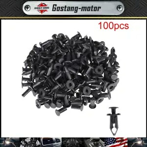8 ミリメートル穴オートフェンダーバンパープッシュピンクリッププラスチックリベットファスナー 100 個 8mm Hole Auto Fender Bumper Push Pin Clips Plastic Rivets Fastener 100Pcs 【並行輸入品】｜カスタムパーツ WORLD倉庫 30,745円
