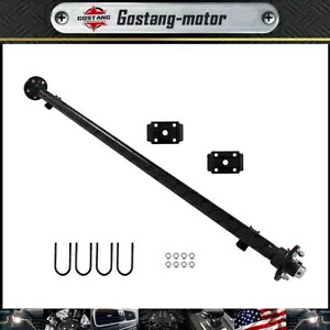 3500ポンド 5ラグ-4.5インチ 73インチ ハブフェイス 58インチ スプリングセンター 60インチ幅フレーム、Uボルトキット付き 3500lbs 5 lug-4.5\